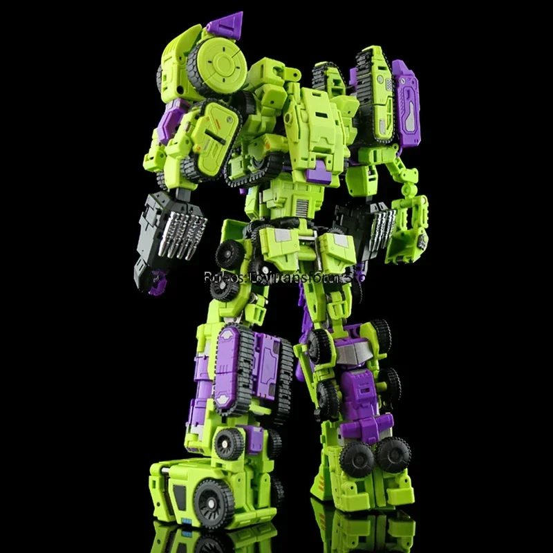 Lucky Cat MICRO COSMOS Transformation MC-02 MC02 Devastator RIKI-OH Scrapper Hook Mixmaster DW Cartoon Action Figure