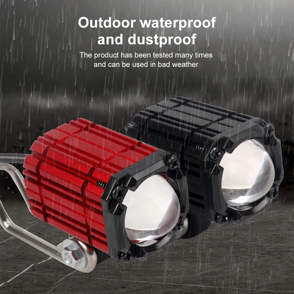 32W Motorcycle Led Headlight Universal Auxiliary Spotlights Waterproof  15000LM Flashing Fog Light Motorcycle Accessories