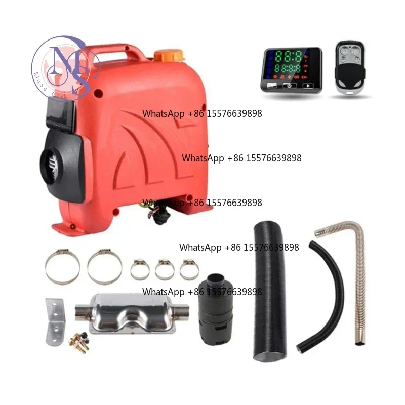 5KW All-in-One Diesel Parking Heater, 12V/24V with LCD Remote for RV Van Motorhome