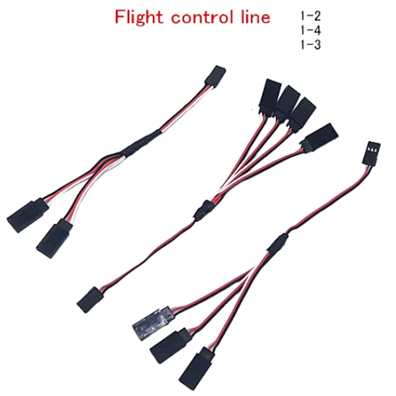 

15CM Steering Y Flight Control Line 1-2 1-3 1-4 Steering Gear Extension Line Headlight Parallel Extension Wire Connecting Line