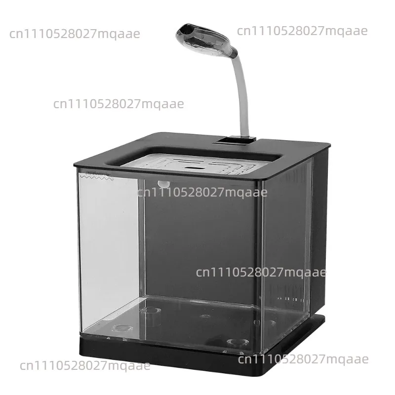 Douyu fish tank acrylic back filter small ecological fish tank office home desktop mini tropical fish landscaping tank