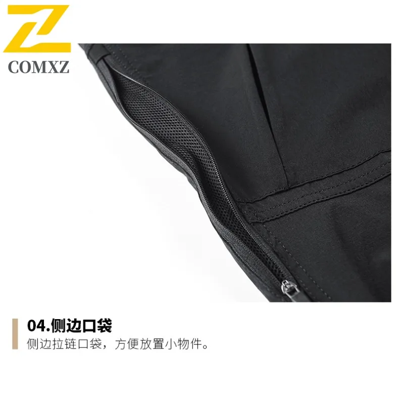 EiAO الرجال الربيع والخريف سريعة الجافة سراويل للتسلق مقاوم للماء يندبروف تنفس حجم كبير ملابس العمل في الهواء الطلق التخييم تسلق الجبال #3