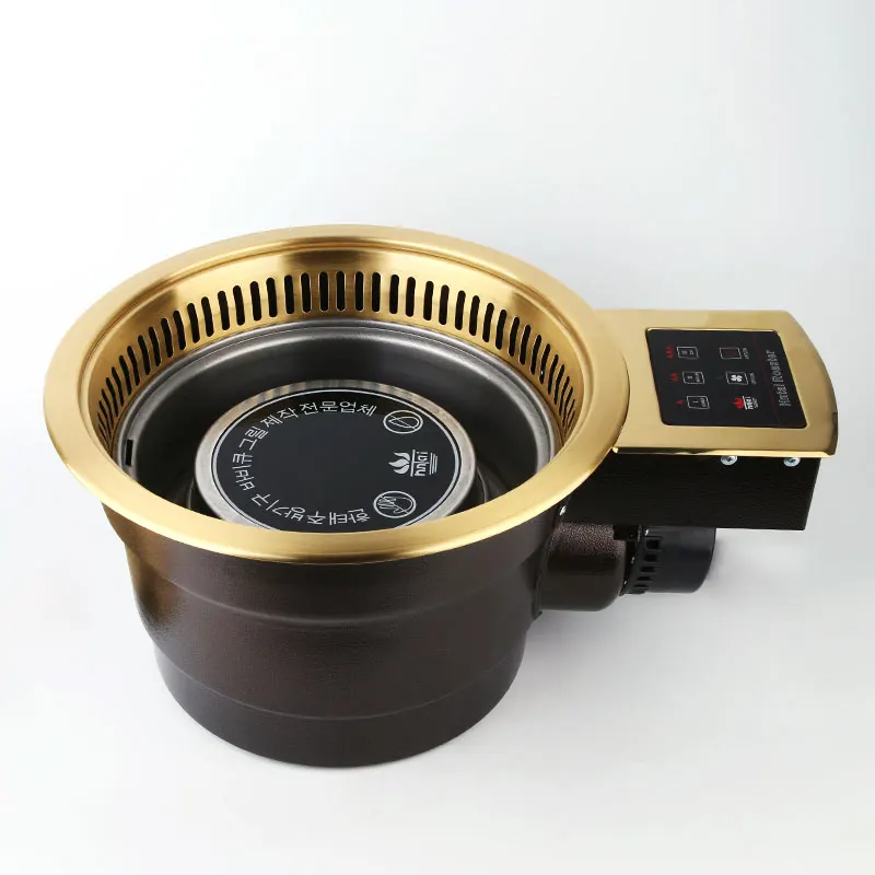 

Electric Infrared Rotesitee Barbecue Grill Commercial Restaurant Indoor Smokeless Built in Table Top BBQ Electric Grills