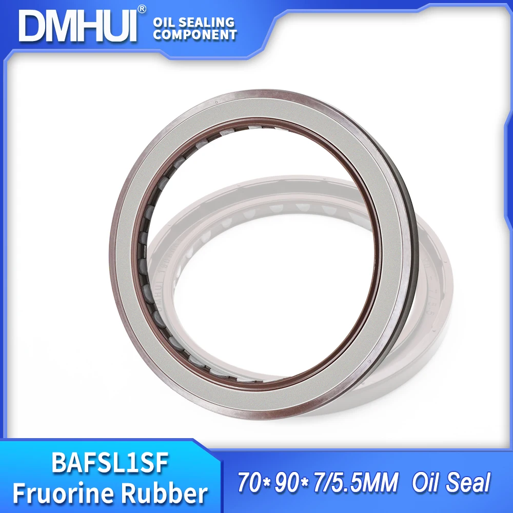 

A7VO160 Pump Parts Oil Seal 70x90x7/5.5mm FKM Rubber - DMHUI High Pressure Rotary Shaft BAFSL1SF Skeleton Seal Ring 70*90*7/5.5