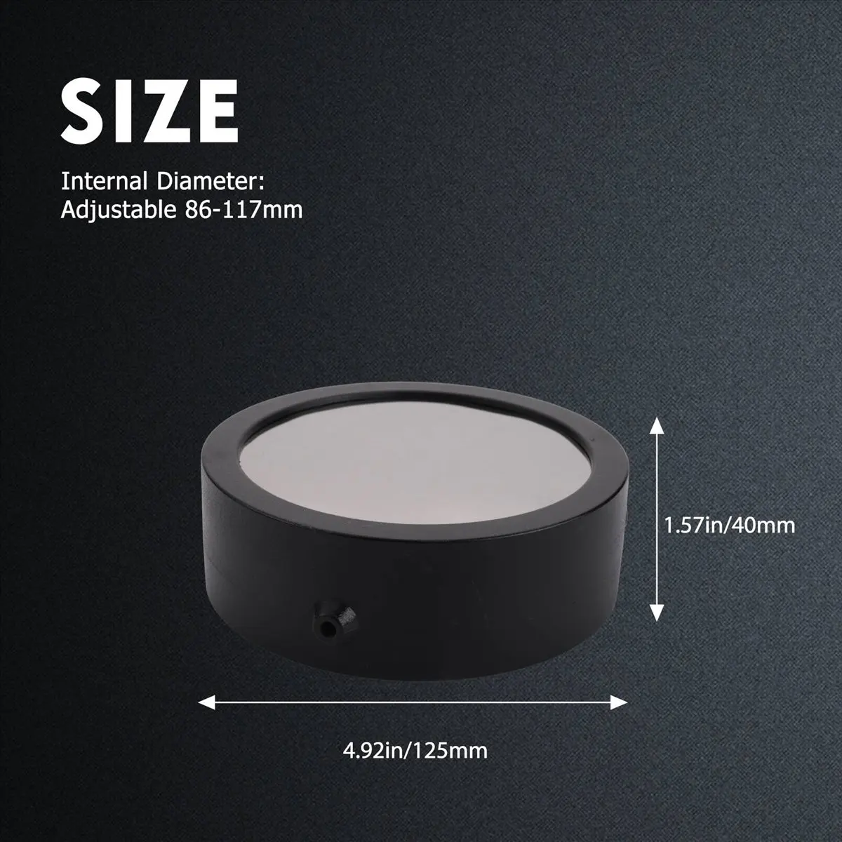 【CYBER MONDAY】Adjustable Solar Film Objective Lens Cover Filter 86-117mm Frame and Sun Solar Film Astronomical Telescope Accessp