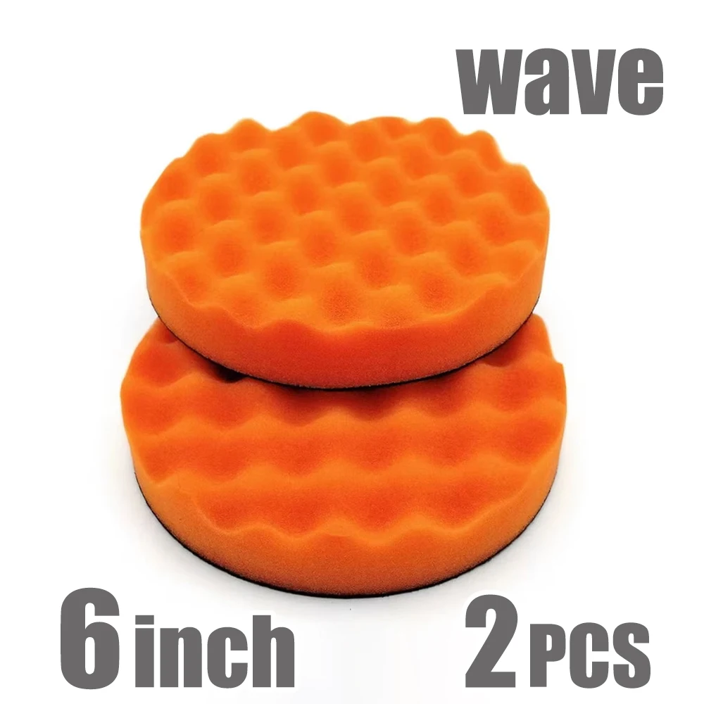 AUTOBRIGHT 5/6 inch Auto Polijstmachine Spons Pads Snelle Detaillering Polijsten voor Spiegelglans Afwerking voor Wax Toepassing Auto Oppervlak