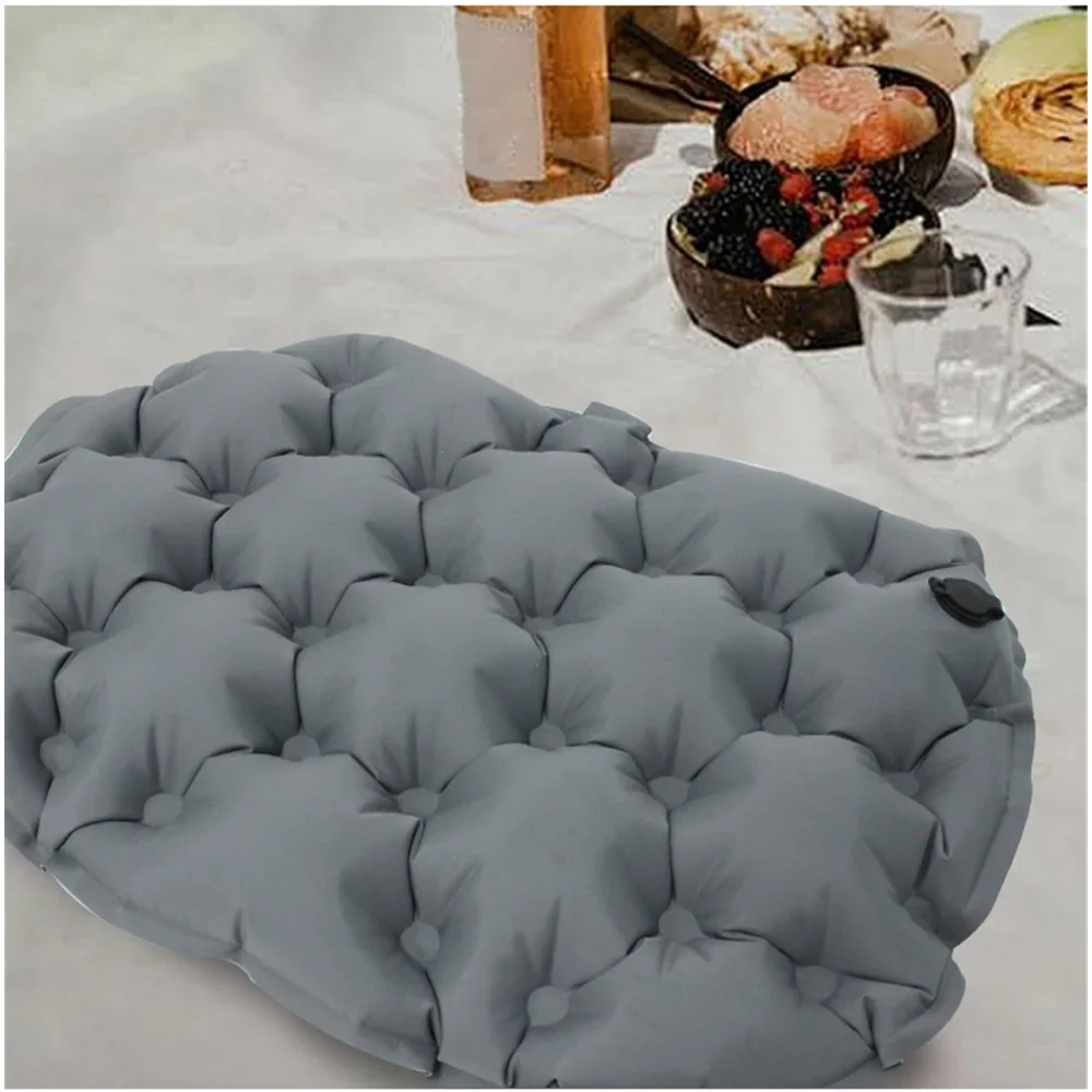 1pcs Inflatable Seat Cushion 36x28 Cm for Outdoor Camping Hiking Travel Portable Comfortable Pad