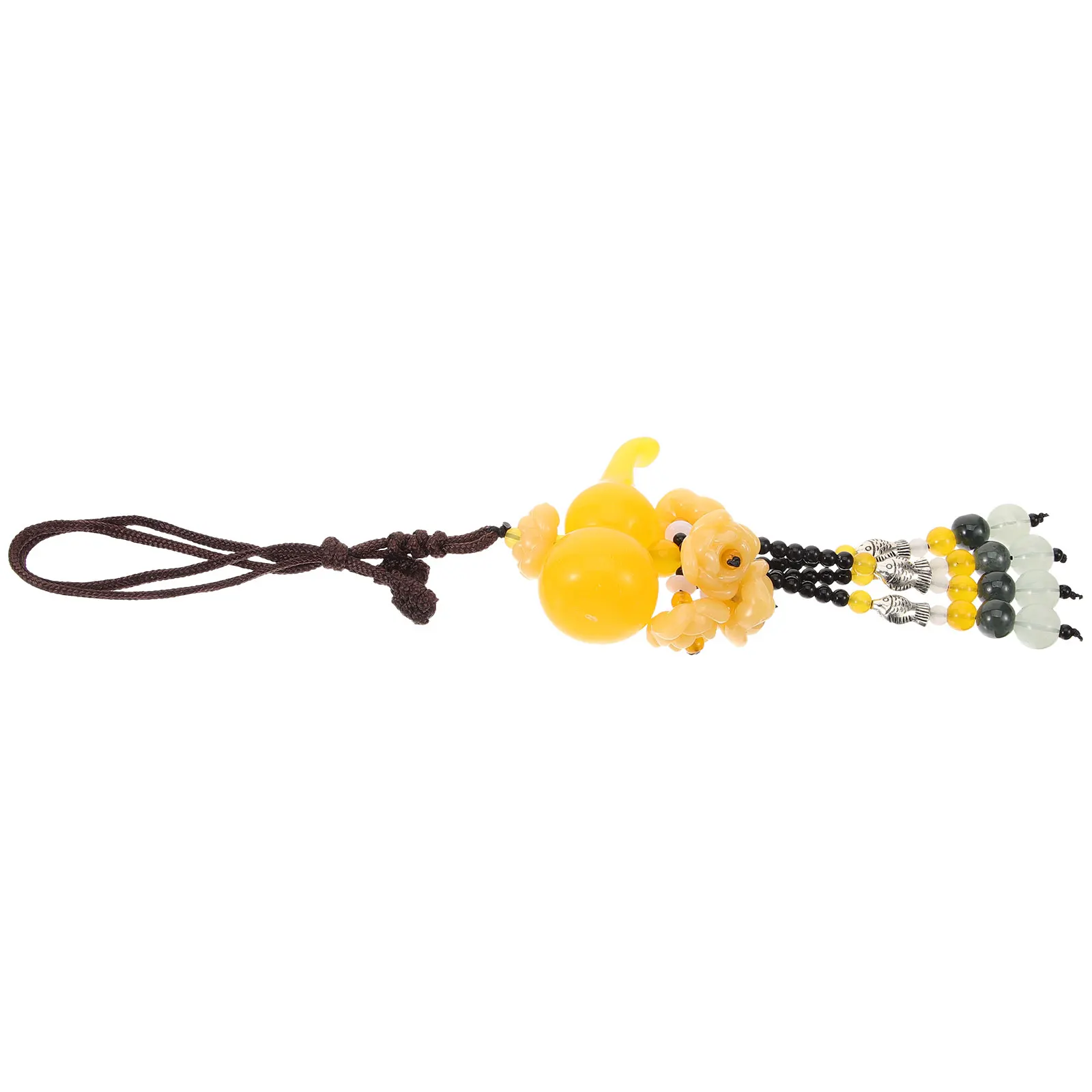 

Hoist Hanging Delicate Gourd Ornament Rearview Mirror Decoration Car Mirrors Pendant Decorative
