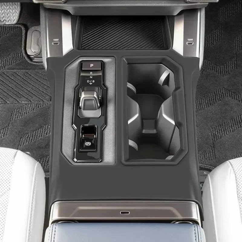 Für Toyota Rav4 XA60 2026-2027 LHD Silikon Schwarz Mittelkonsole Schaltpanel-Auflage Anti-Rutsch-Matte Dekoration Auto-Zubehör – Detail 8