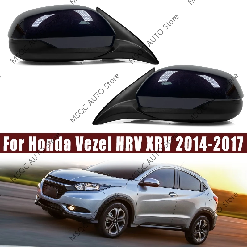 Car Accessorie For Honda Vezel HRV XRV 2014-2016 2017 Folding Electric Car Rearview Mirror 3/5PIN 76208-T7J-H01 76258-T7J-H01