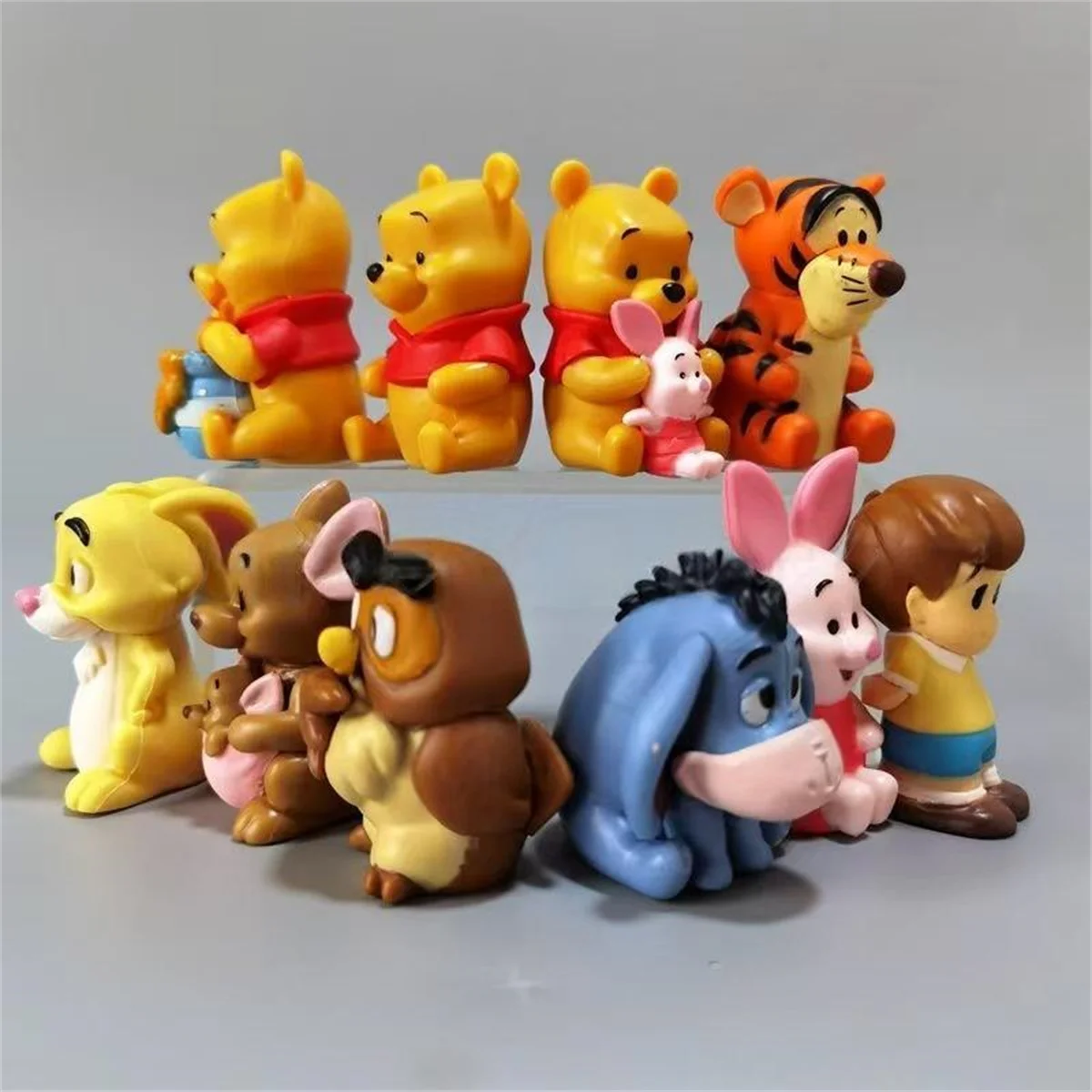 10 تماثيل نموذج دمية حيوانية لطيفة، وحلي لعبة المناظر الطبيعية الداخلية، وهدايا العيد #2