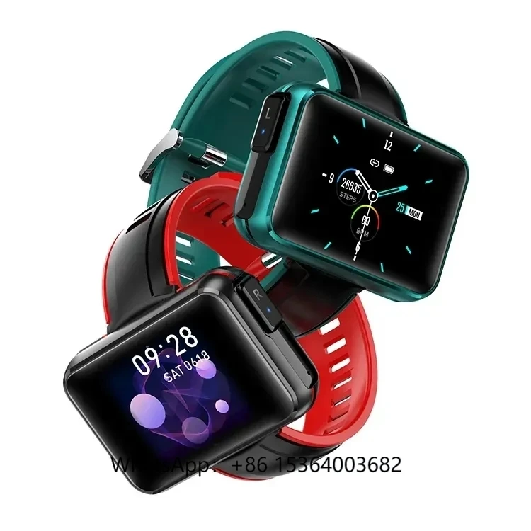 

TJXL-New Arrival Fashion Smart Watch T91 Smart Watch 2 in 1 TWS Earphone with Touch Screen and High Quality
