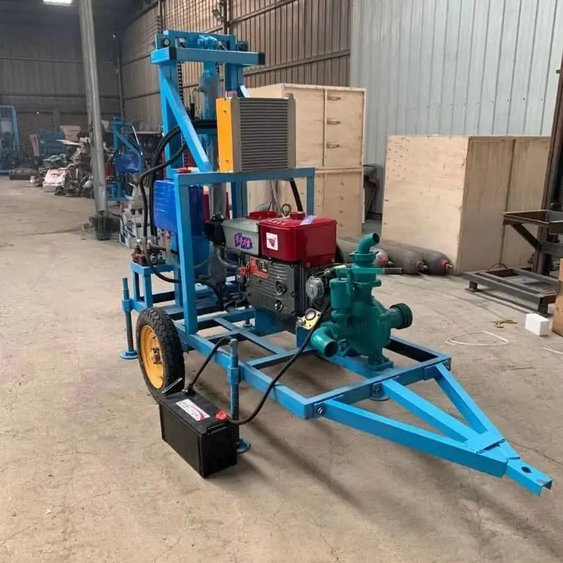 جهاز حفر آبار المياه بالديزل الصغير من Yugong آلة حفر آبار المياه العميقة ذات العيار الكبير