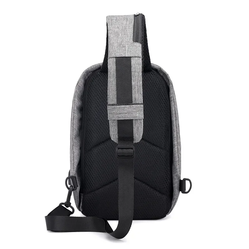 New Waterproof and Wear-resistant USB Multifunctional Charging Large Capacity Anti-theft Chest Bag and Shoulder Bag Sling Bag