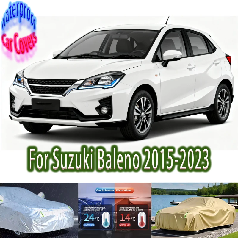 

For Suzuki Baleno 2015-2023 2021 2022Outdoor Protection Full Car Covers Snow Cover Sunshade Waterproof Dustproof Car accessories