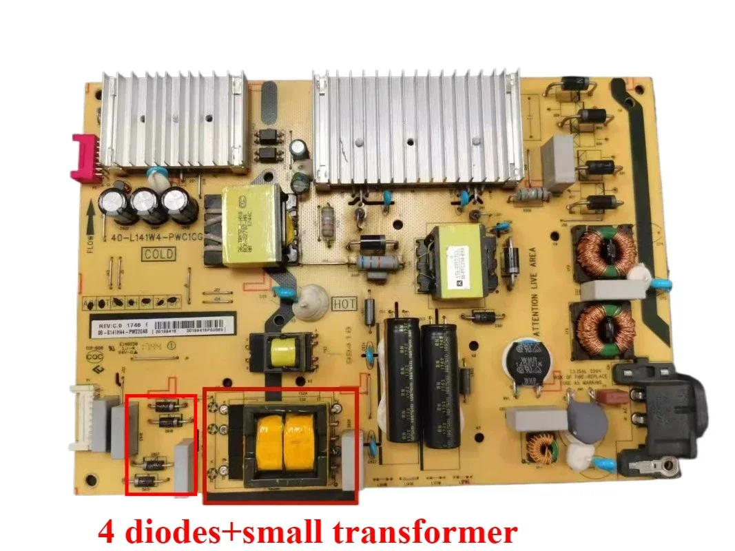 40-L141W4-PWC1CG 40-L141W4-PWB1CG Power Board Compatible with TCL 55C5 65P5 65F6 55U7700C 08-L141W44-PW210AG 08-L171HD2-PW200AD