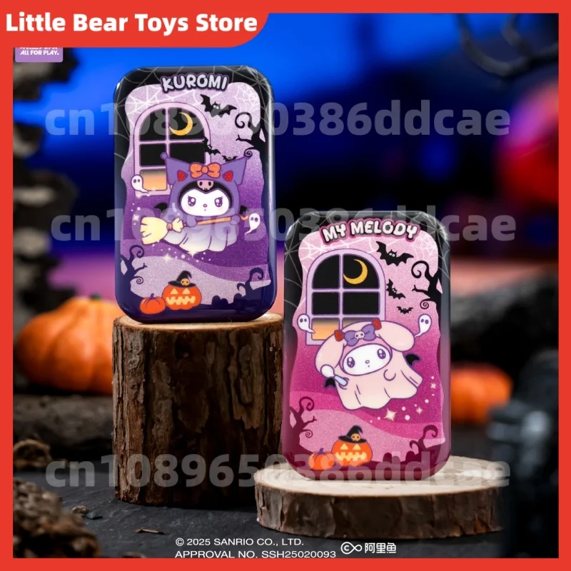 [حقيقي] متوفر في المخزون Wdwx Sr Family Little Ghost Party Series صندوق أعمى صفيح شارة محيط ألعاب عصرية مجموعة هدايا