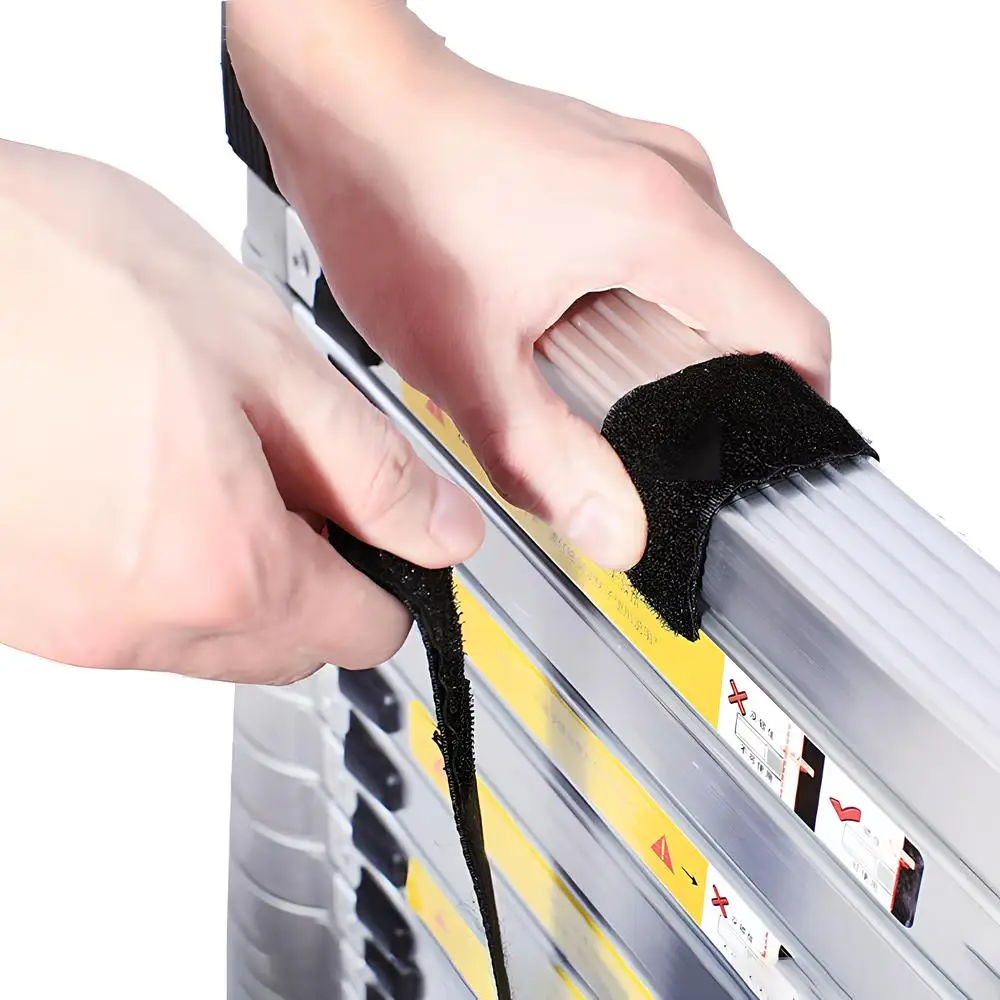 ステンレス鋼ハウス折りたたみはしご 360 回転可能なフック伸縮式折りたたみ伸縮はしご屋外ポータブル作業はしご