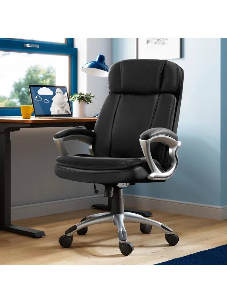 Fairbanks Big and Tall High Back Executive Office Ergonomic Gaming Computer Chair with Layered Body Pillows, Contoured Lumbar