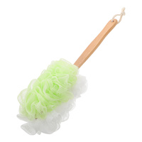 Wooden Handle Bath Brush Back Washer Cleaning Scrubber Shower Brushes Accessories Body Exfoliating Long Handle Soft Bristles