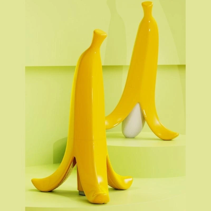 54DA 3D Banana Swords Anxiety Reduce Toy for Children Funny Retractable Swords Toy Office Adult Stress Relief Role Play Props