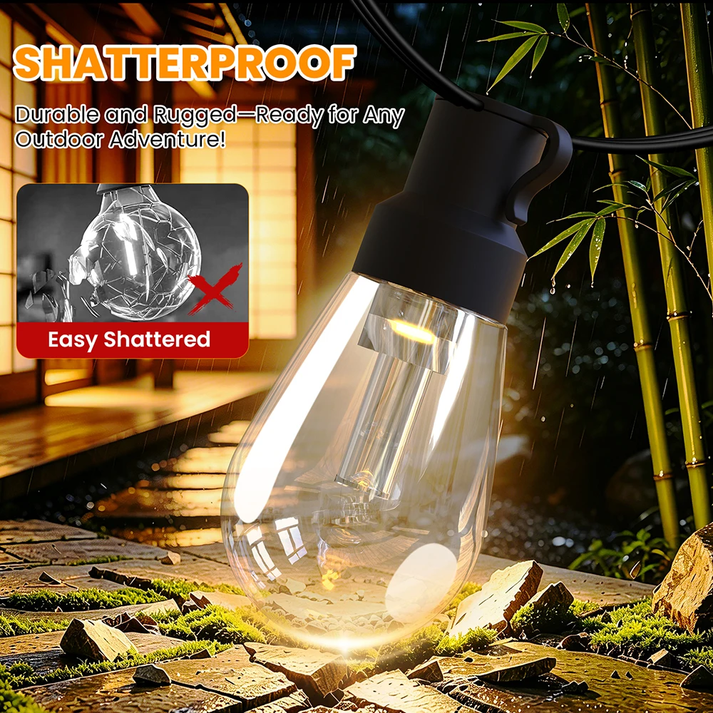 سلسلة أضواء LED كروية مقاومة ل - مراجعة Outdoor Lighting Socket وسعره