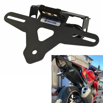 WAASE LED Rear License Plate Frame Holder Tail Tidy Fender Eliminator For HONDA CB500F CBR500R 2016-2022 CB500R 2019-2022