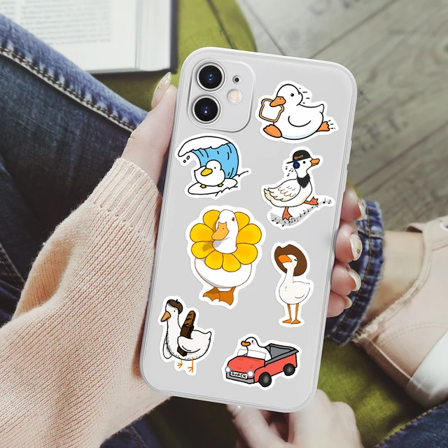 Waterproof Funny Duck Laptop Phone Stickers