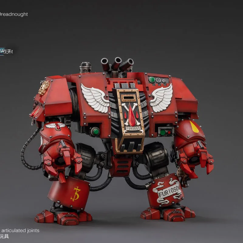 JOYTOY Warhammer 40K 1/18 Blood Angels Furioso Dreadnought Brother Samel Action Figure 20cm Militaire Soldaat Mech Model speelgoed