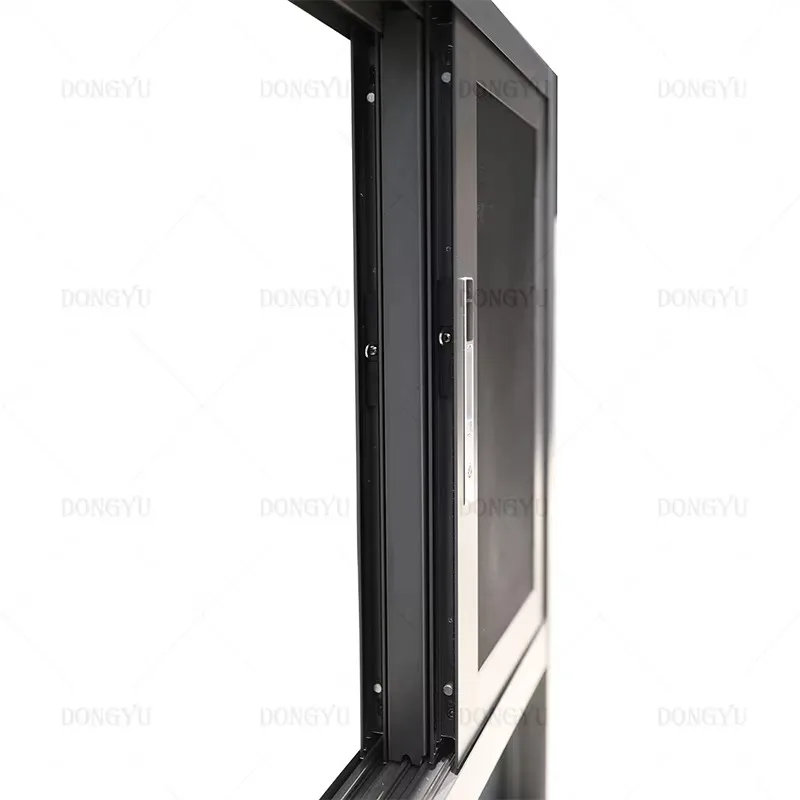 Customization Modern Custom Hurricane-Proof Window Double Glazed Doors and Windows for House  Latest Aluminum Sliding Window
