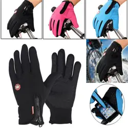 Gants de cyclisme chauds pour l'extérieur, mitaines anti-éclaboussures, coupe-vent, imperméables, sport, coordonnants, écran tactile, conduite