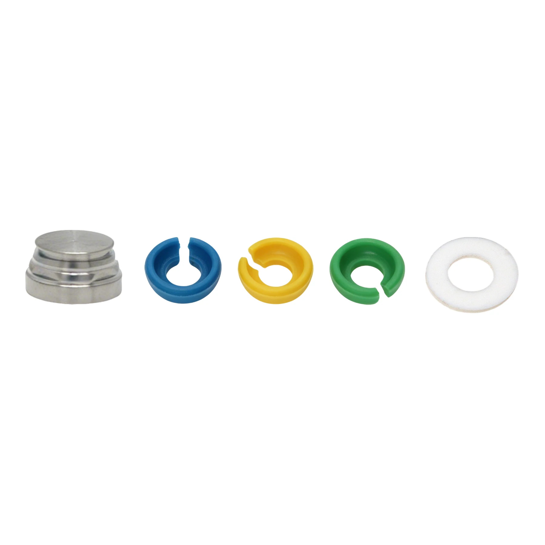

Dental PEEK Cap Retention Insert Caps fit Novaloc Type Matrix Titanium Housing Caps