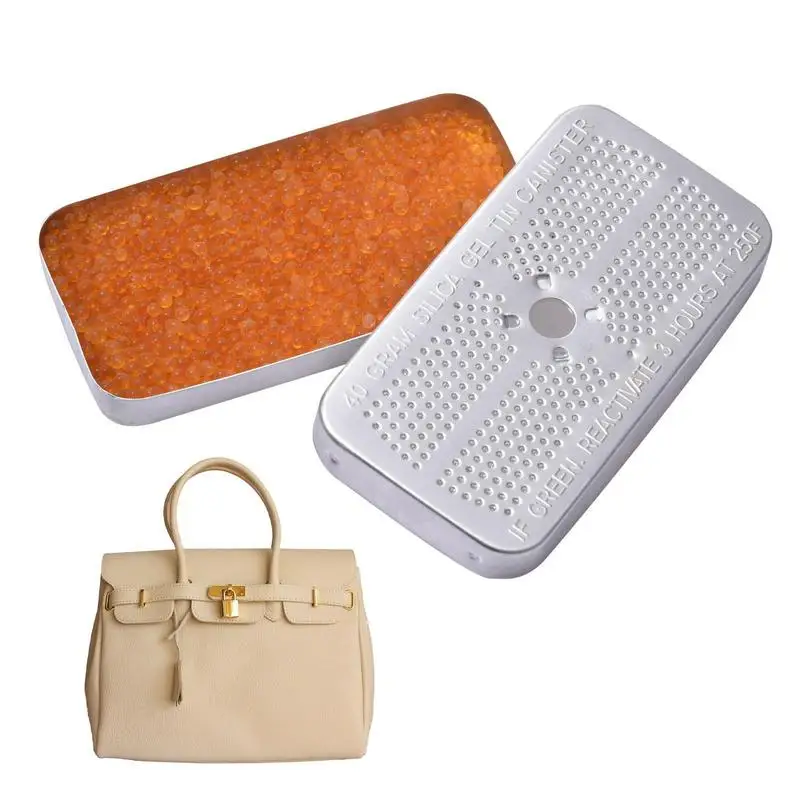 Silika Jel Nem Alma Kutusu Araba Alüminyum Kutu Kurutucu Tankı Yeniden Kullanılabilir Nem geçirmez Nem Alma Kutusu Silika Jel Boncuk