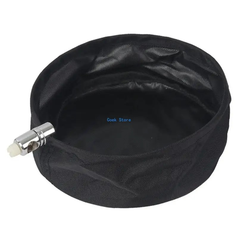 

11UE Fly Tying Trash Tray Waste Basket Nylon Storage Pouches Fishing Tackle Accessory
