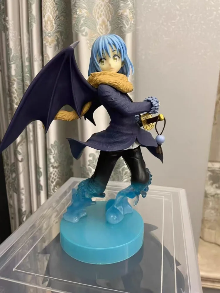 Echte Japanse Anime Speelgoed Die Tijd Kreeg Ik Reïncarneerd Als Een Slijm Rimuru Tempest Figuur Model Desktop Ornament Meisje Speelgoed Gift