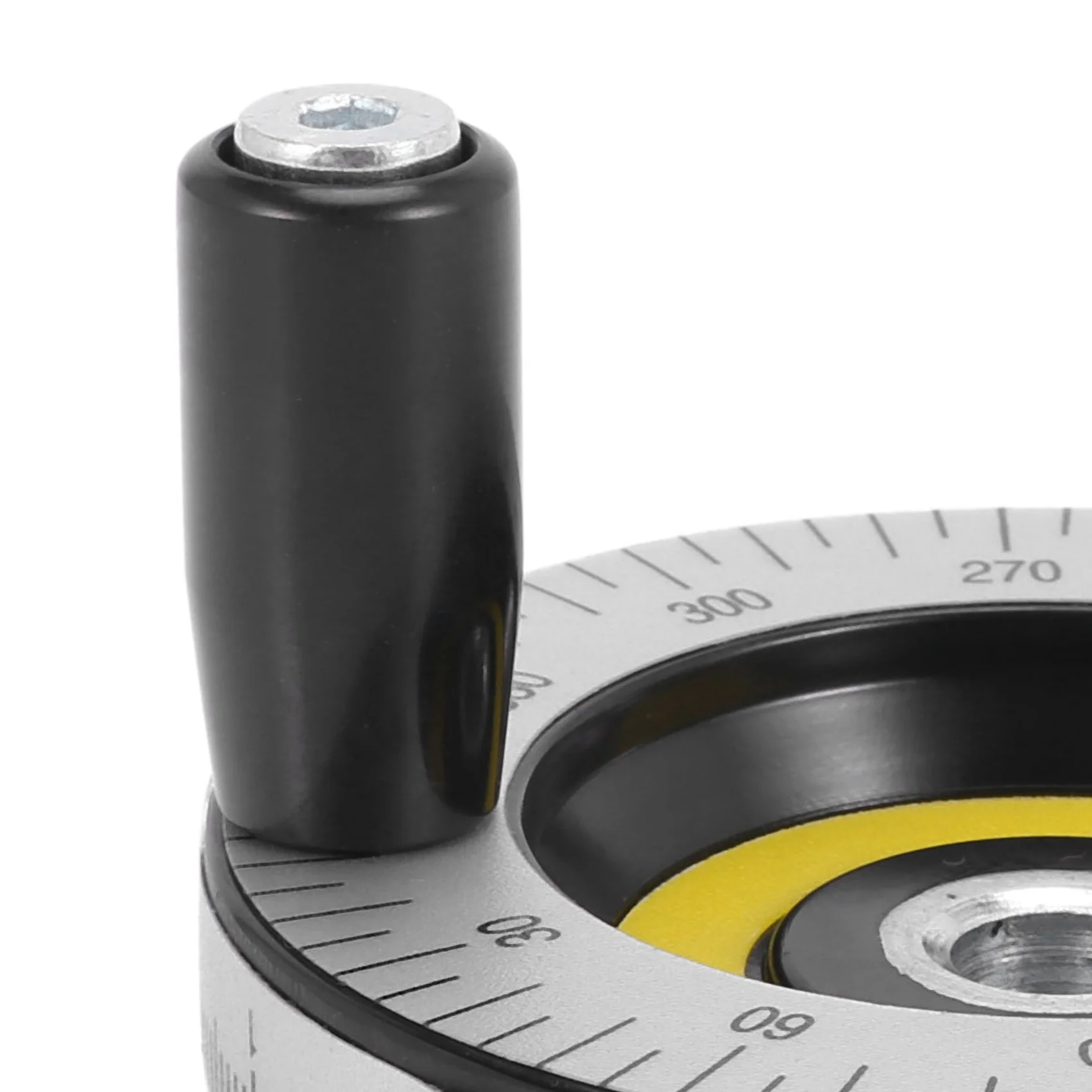 TFTP-2Pcs 80Mm Solid Hand Wheel Scale Hand Wheel Mechanical Parts Bakelite Machine Handle Calibrated Handwheel