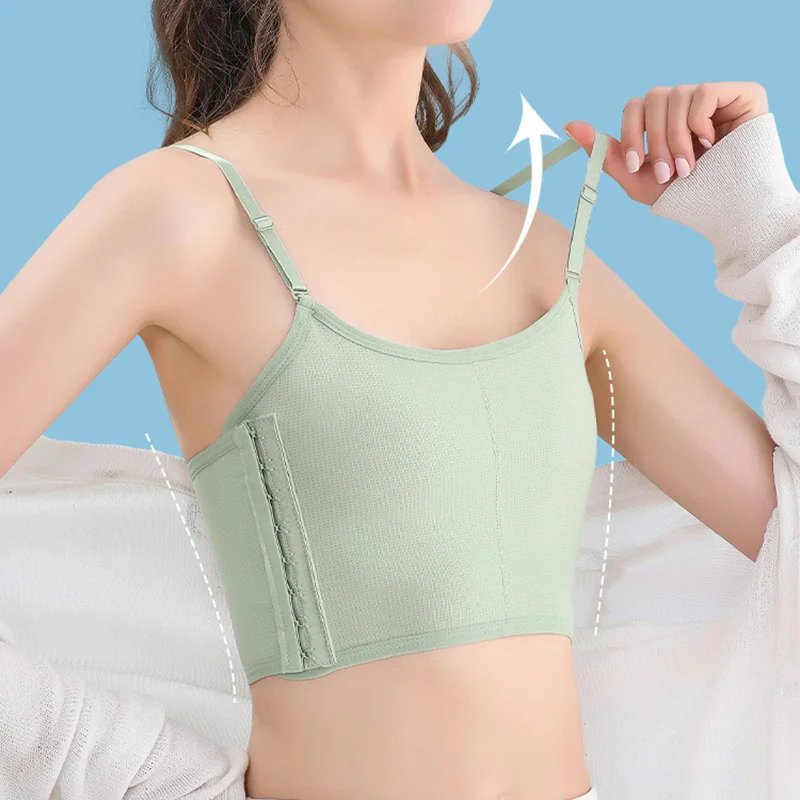 Women\'s Breast Binder Summer Breathable Spaghetti Strap Flat Chest Binder