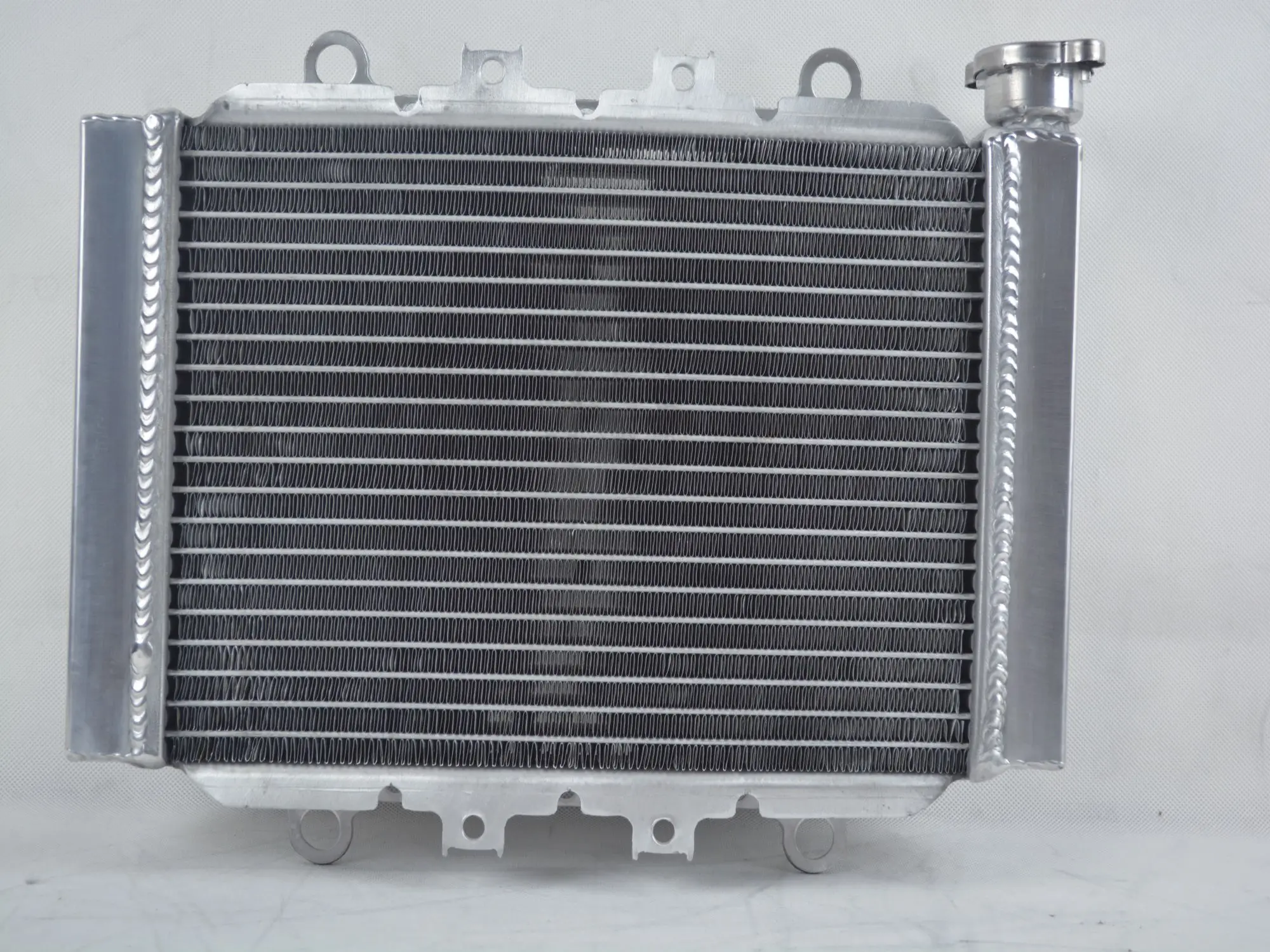 For 2007-2014 Yamaha Grizzly 400 450 Aluminum Radiator Cooler Cooling Coolant 2007 2008 2009 2010 2011 2012 2013 2014