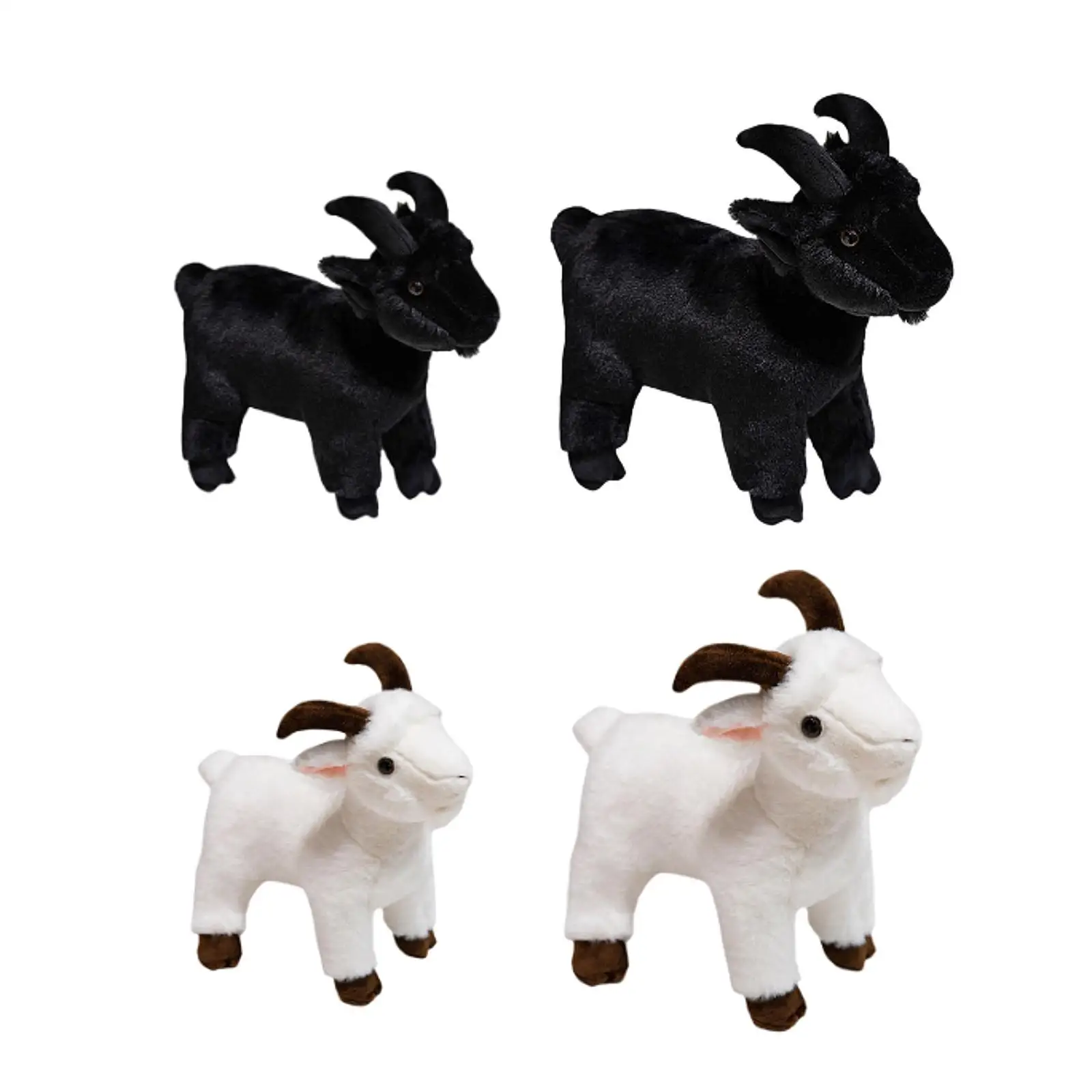 Stuffed Animal Plush Toy Cartoon Home Decorative Baby Partner Sheep Plush Toy for Party Baby Home Sofa Bed Living Room Boy Girls