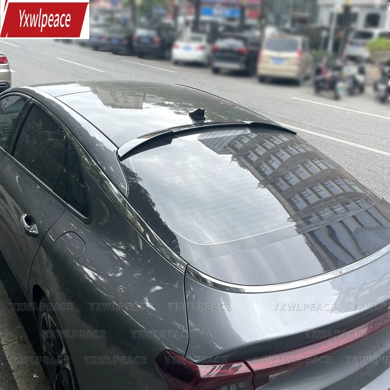 For NEW Kia K5 Optima (DL3) 2020 2021 2022 Spoiler ABS Plastic Primer Color Rear Window Roof Spoiler Wing Car Accessories