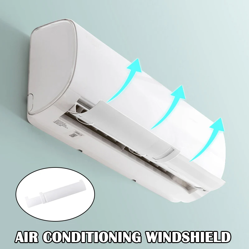 Air Conditioner Deflector Retractable Wind Deflectors for Direct Airflow Protection Outlet Wind Covers for Home Office Hotel