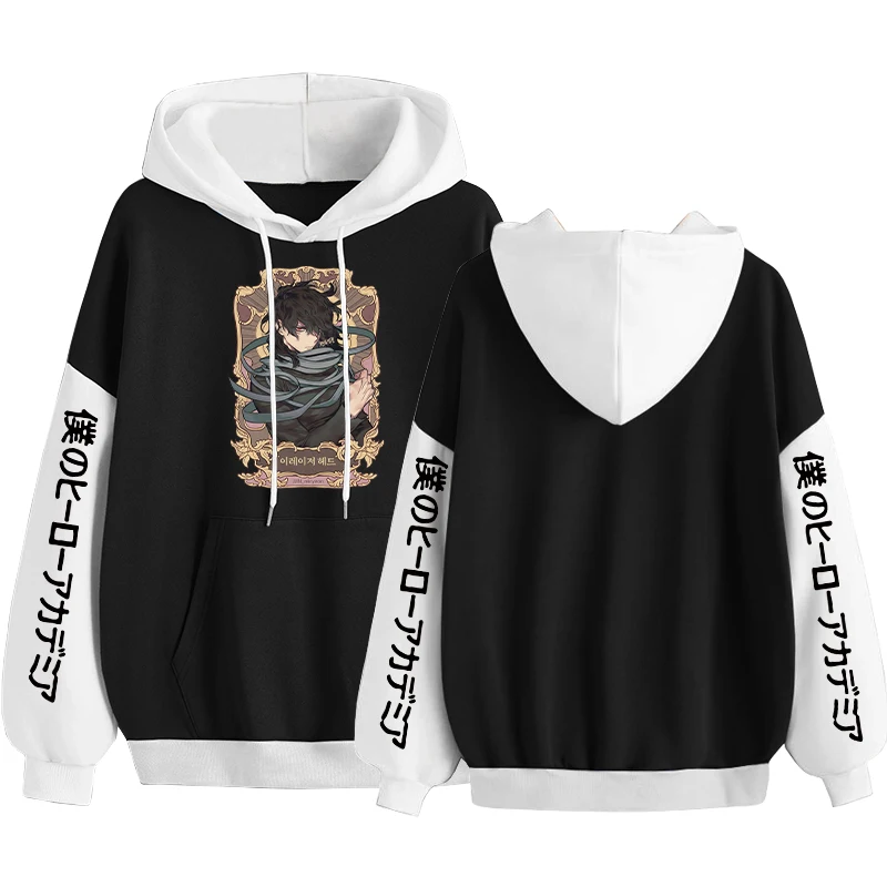 

Japan Anime My Hero Academia Cool Shouta Aizawa Graphic Hoodies Sweatshirts Long Sleeve Korean Oversized Hooded Pullover Clothes