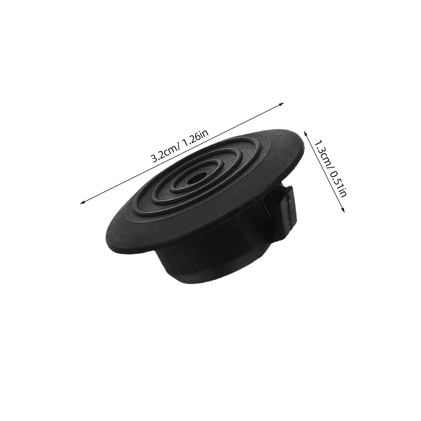 100Pcs Side Skirt Replacement Hole Plugs Plastic Automotive Flush Mount Covers Vehicle Mudguard Replacement Trim Clips for
