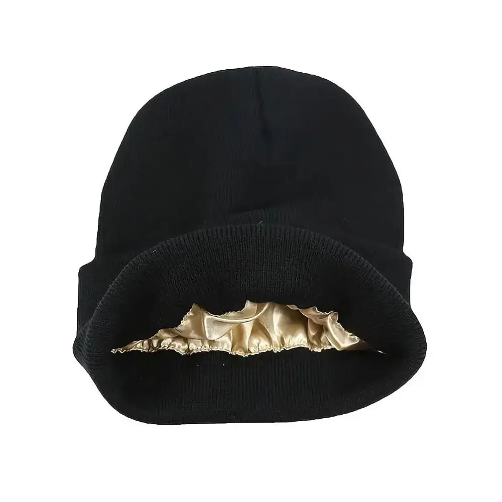 Simple Wool Pullover Cap Keep Warm Winter Warm Knitted Hat Thicken Skull Cap For Women Girls Maiden