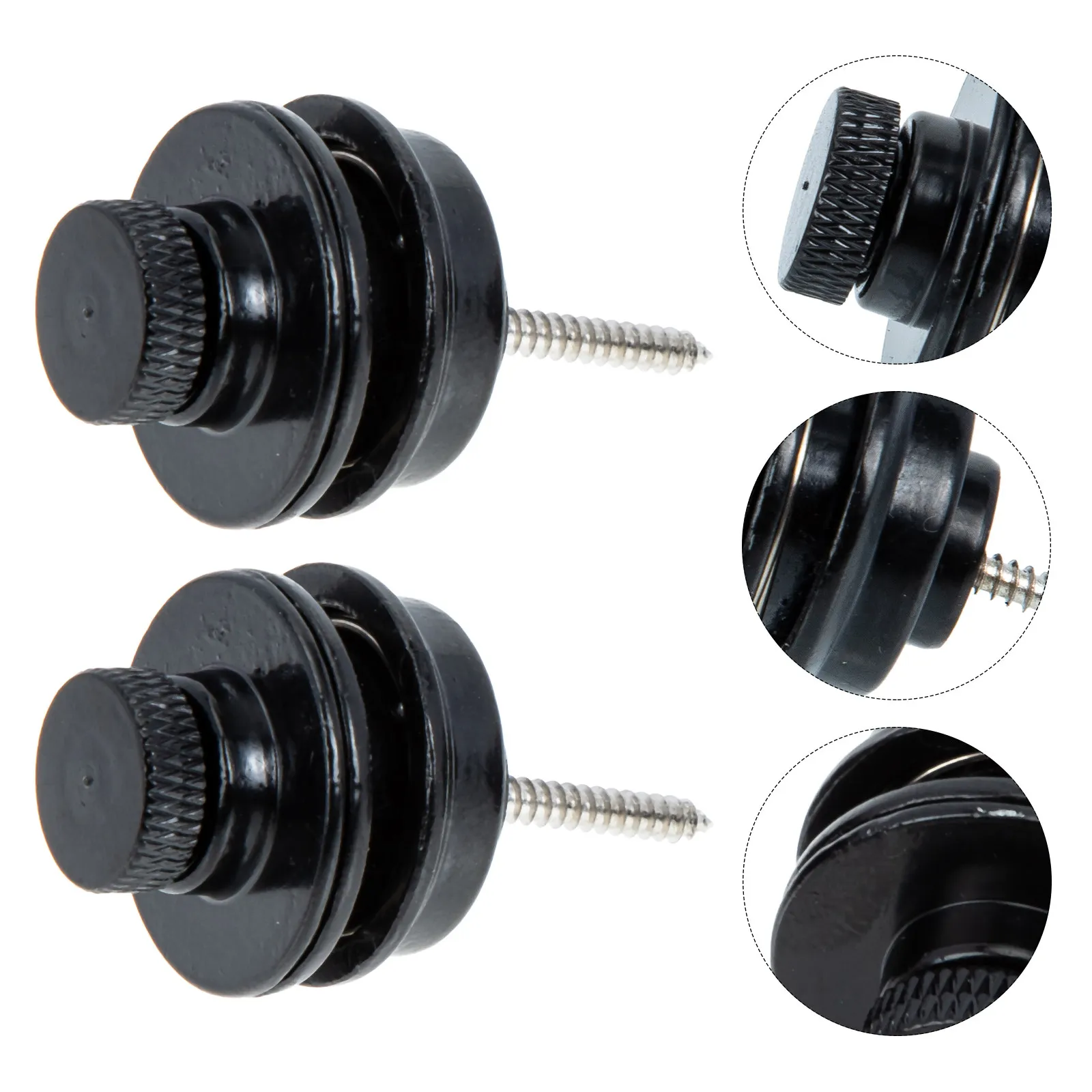 

2 шт. Нескользящие металлические фиксаторы для гитарного ремня (крючки-пины) для электрогитары и бас-гитары, обеспечивающие стабильную фиксацию