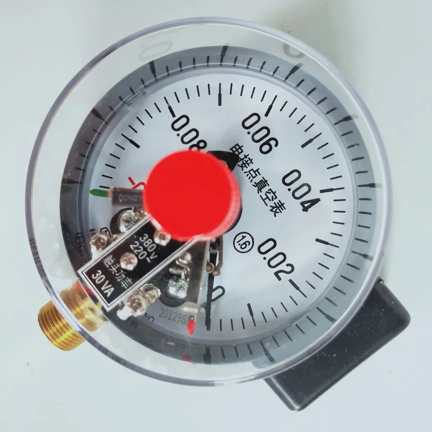 YXC100 Shuangpu 30VA magnetic-assisted electric contact vacuum pressure gauge vacuum gauge-0.1-0MPa