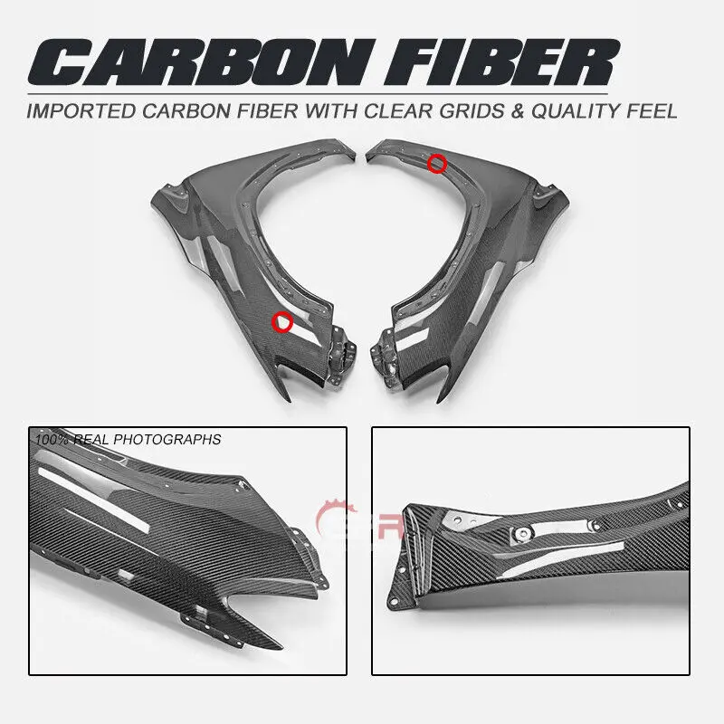 

For Subaru VBH WRX OE Type Front Fender Mudguards Carbon Fiber Bodykits 2pcs