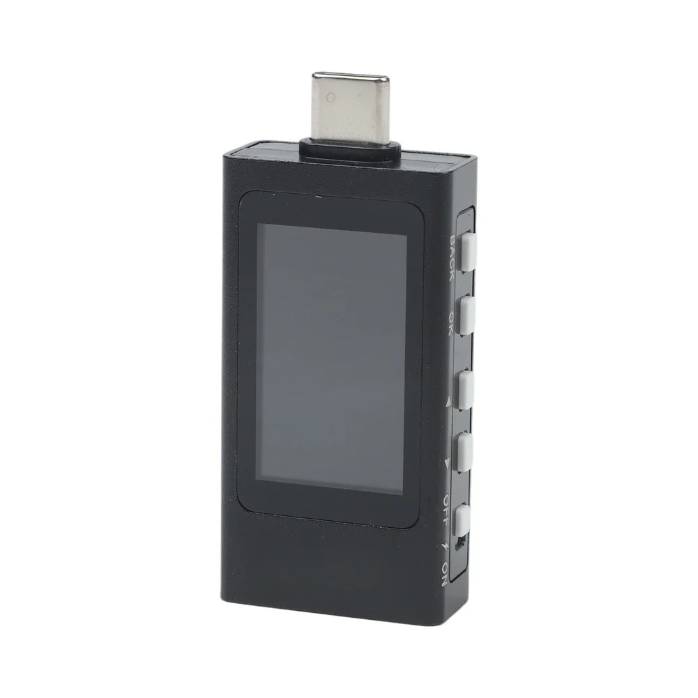 0-40V 16A USB C Power Meter Voltmeter Ammeter Fast Charge Detector Ripple Tester With Metal Shell IPS Screen For Mobile Phone Ba