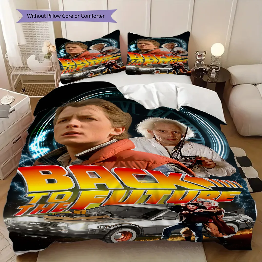 Back to Future Soft Comfortable Duvet Cover, Children's Bedding Set Gift, Extra Large Size, Various Sizes Available LXR164