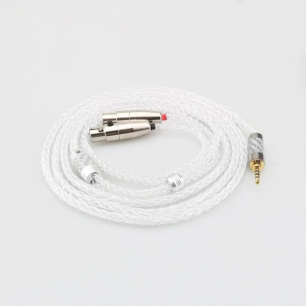 HIFI 8-ядерный 99% 7n чистый серебристый кабель для наушников для наушников Audeze LCD-3 LCD-2 LCD-X LCD-XC LCD-4z LCD-MX4
